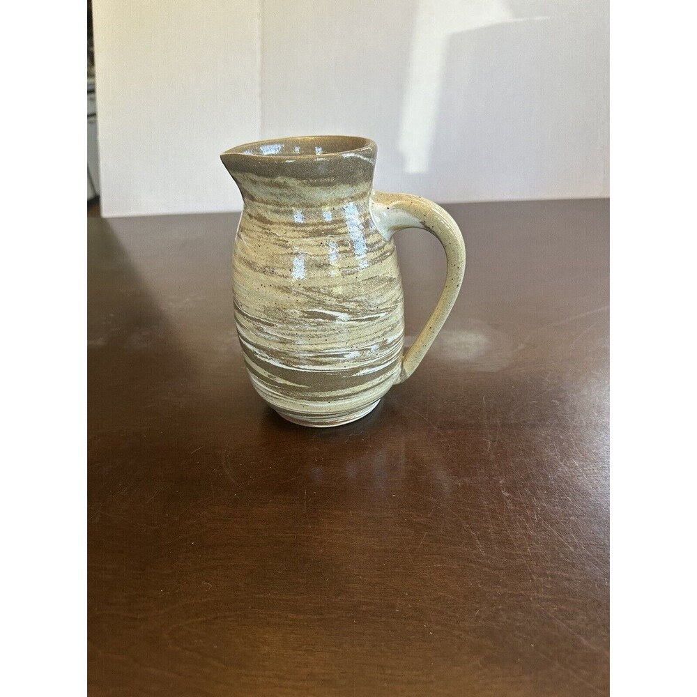 Handmade Pottery Pitcher Rustic Country Cabin Farmhouse Ranch 7X4